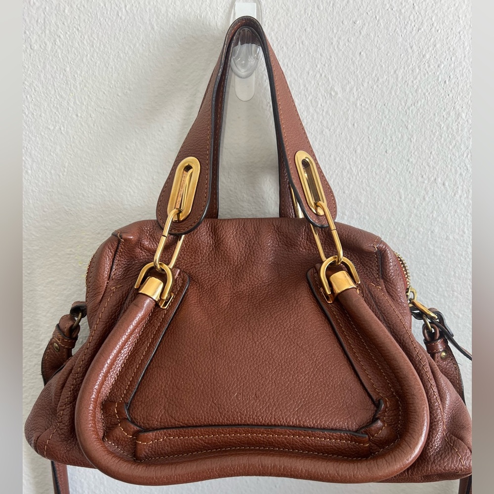 Vintage Chloe Mini Paratey Leather Handbag